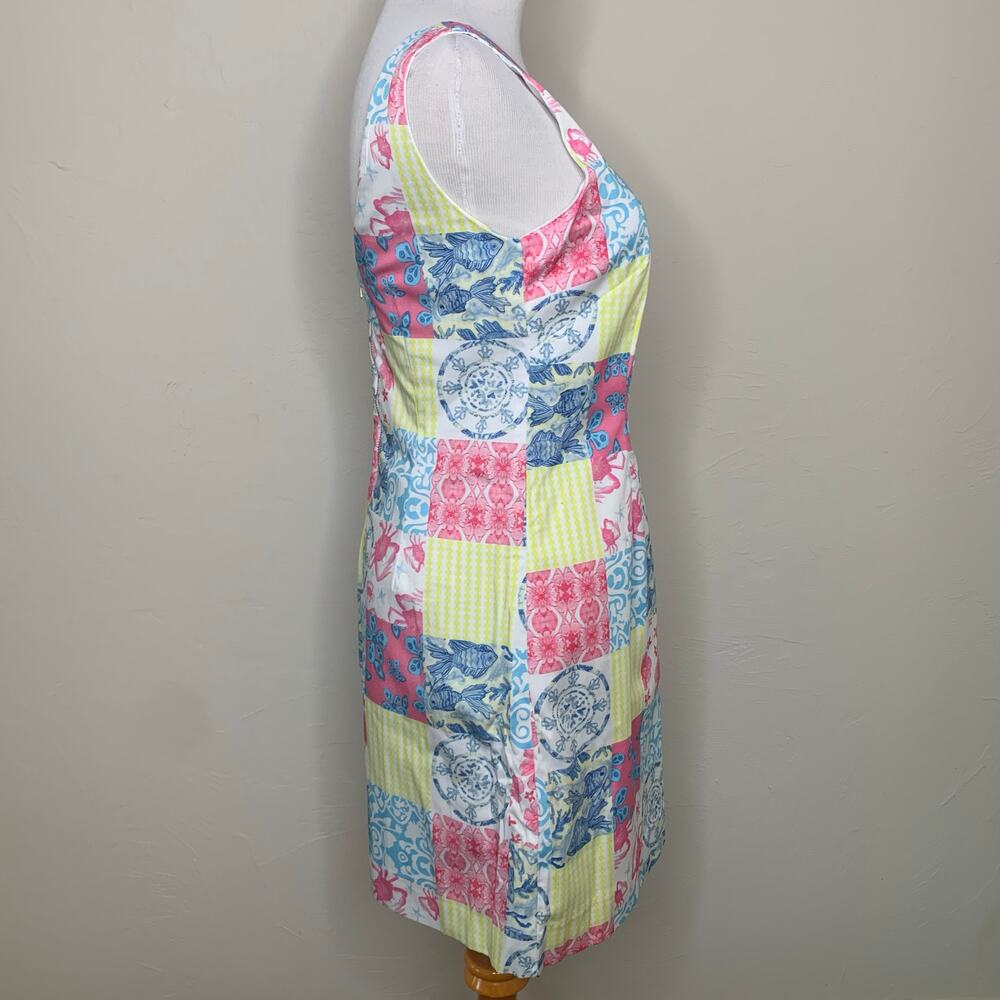Patchwork Sleeveless Dress - Picture 4 of 11